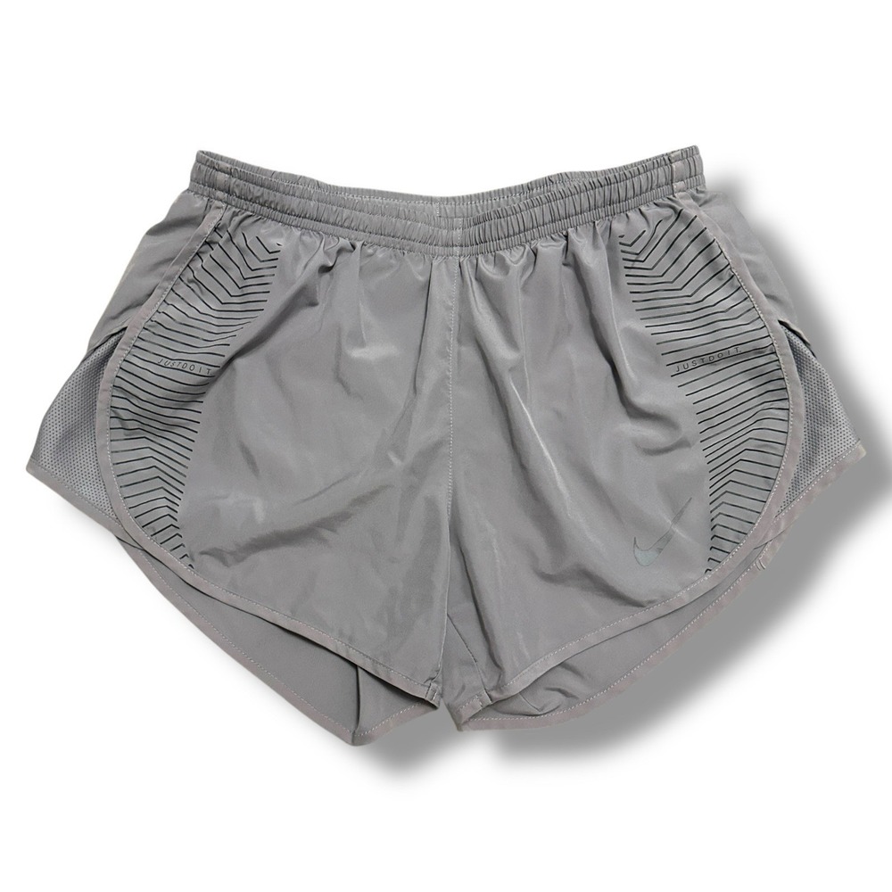 Nike Women's Dri-FIT Gray Running Shorts S Athletic Active Performance Trail